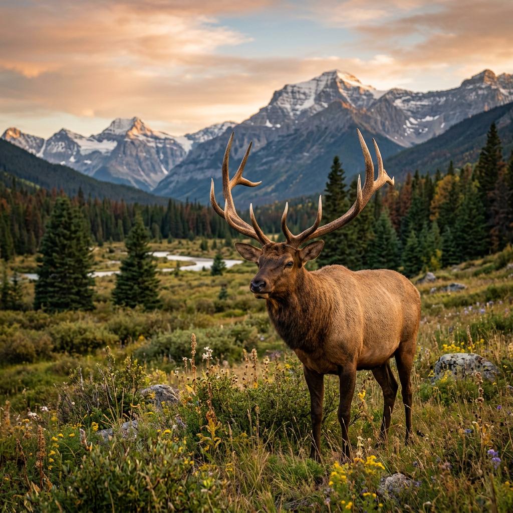 Wildlife spotting on a private Canadian Rockies tour from Calgary