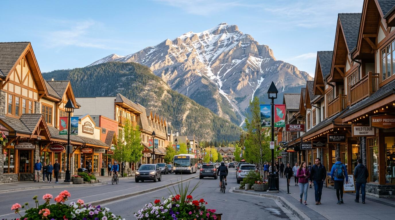 Banff town street