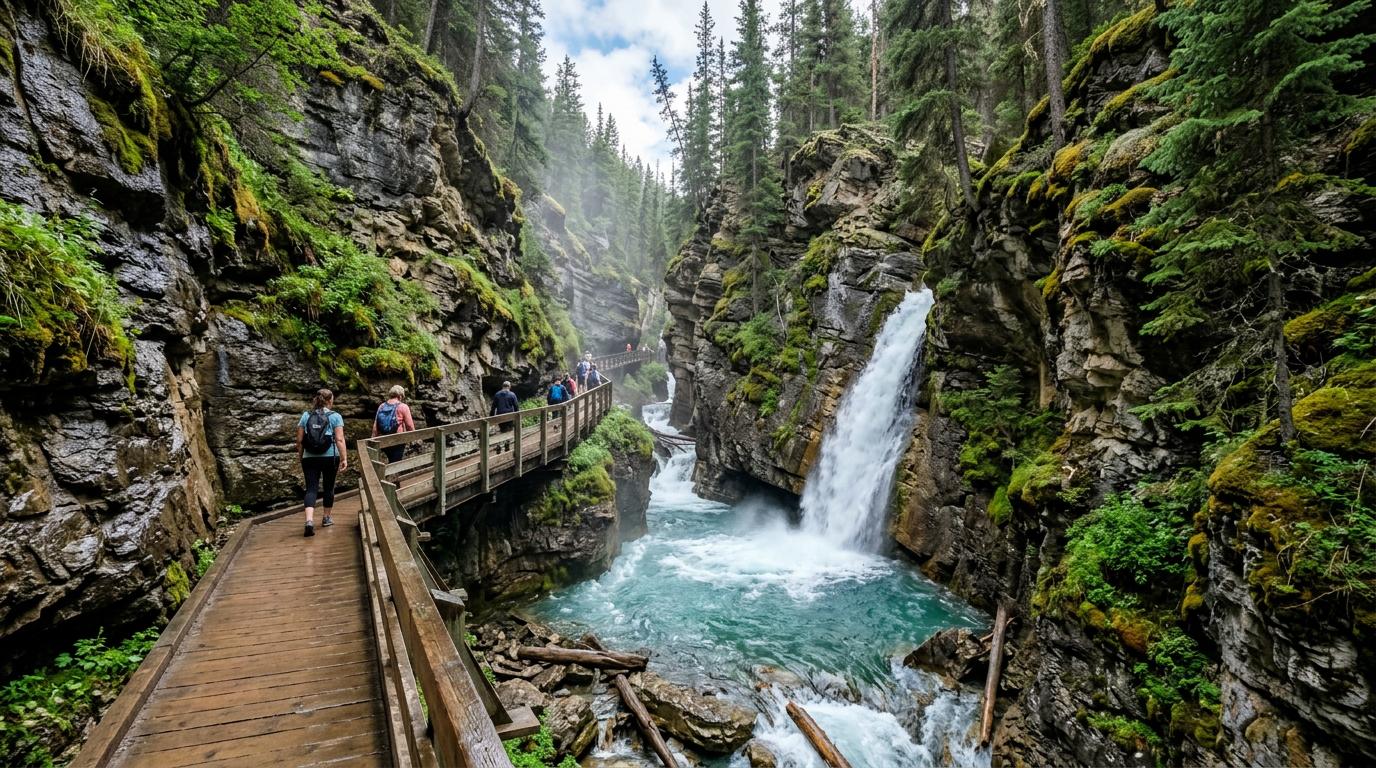 Johnston Canyon private tour from Calgary